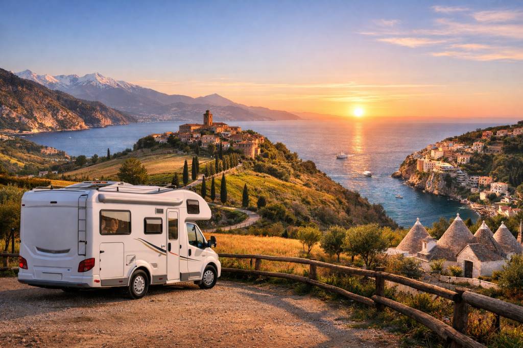 Italie en camping car : itinéraire du nord au sud entre lacs, toscane et pouilles