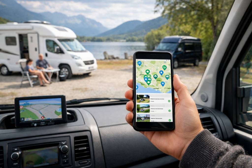Application pour camping-car gratuit : les meilleures solutions pour trouver aires et parkings
