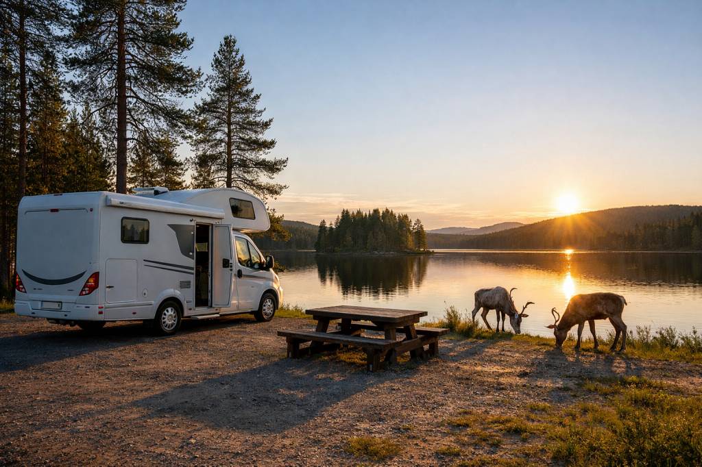 Finlande camping car : découvrir la laponie, les lacs et les aires de repos gratuites