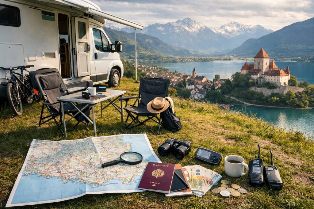 Tour d&rsquo;europe en camping-car : préparer budget, documents et équipements indispensables