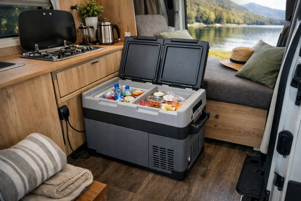 Glaciere a compresseur 12v : avantages, consommation et installation dans un van aménagé