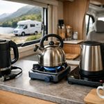 Bouilloire camping car : modèles 12v, gaz ou induction pour une utilisation nomade