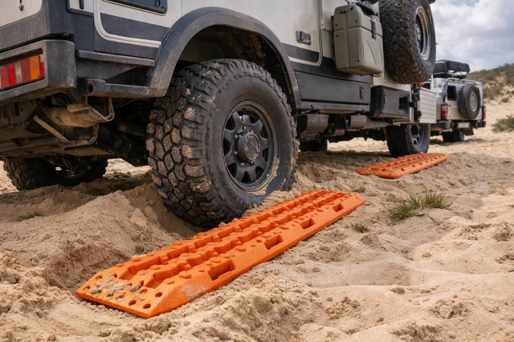 Plaque de désensablage militaire un équipement essentiel pour les camping-cars tout-terrain