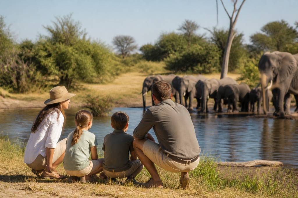 Voyage famille Botswana : pourquoi Hors Pistes afrique australe est un excellent choix pour un safari sur mesure