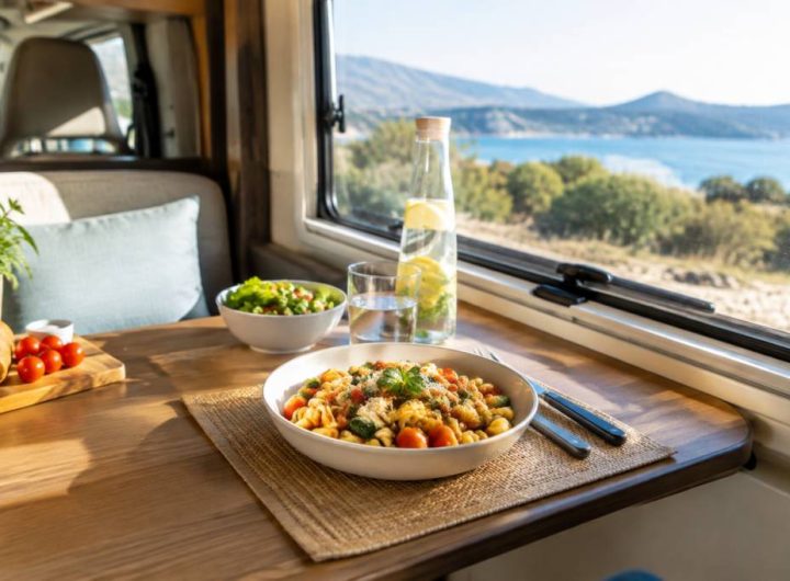 Idées repas camping car : des recettes simples et savoureuses à préparer en voyage